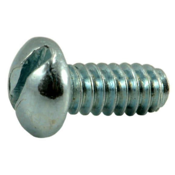 #4-40 x 1/4" Zinc Slotted Round Head Machine Screws MSCRS-079 (65 pcs.)