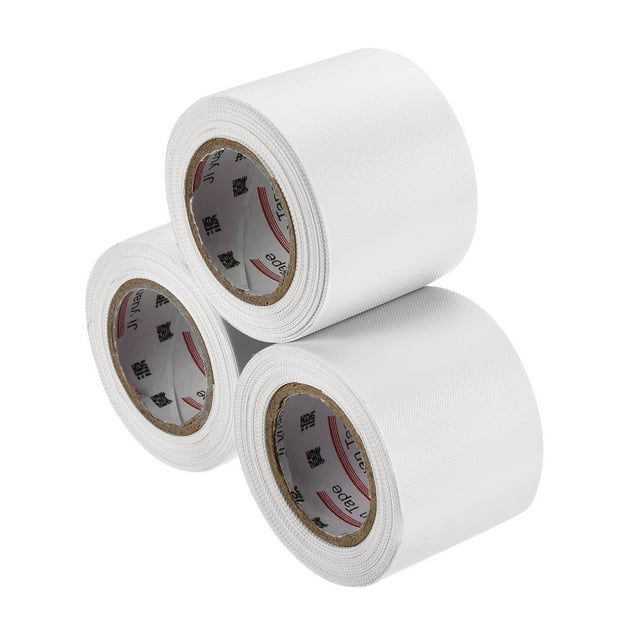 Unique Bargains 5cmx12m Non-Adhesive Protector Wrap Pipe Protective Tape White 3Pack