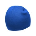 thumbnail image 3 of Top Headwear Solid Winter Short Beanies, Royal, 3 of 4