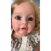 Realistic Reborn Baby Dolls 22 inch Full Vinyl Body Girl Poseable Real Life Baby Real Baby Doll with Doll Accessories & Feeding Toy for Kids Age 3-12