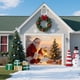 thumbnail image 5 of Pancartas navideñas para puertas, pancartas navideñas para puertas de garaje, árbol de Navidad de Papá Noel y cajas de regalo, cubierta grande impermeable y reutilizable para exteriores, ideal para fi, 5 of 6
