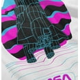 thumbnail image 5 of Vaporwave NASA Space Shuttle Specs Romper Boys or Girls Infant Baby Brisco Brands 24M, 5 of 7