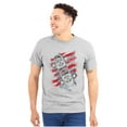 thumbnail image 3 of United We Stand American Skateboarder Plus Size Crewneck Graphic Tee Shirt Brisco Brands 2X, 3 of 6