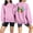 # 1 Pink, variant on Taqqpue Women Christmas Sweatshirt Vintage Funny Xmas Tree Graphic Fleece Linend Pullovers Fall Winter Crewneck Oversized Long Sleeve Tops Ugly Christmas Sweater for Women