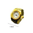 thumbnail image 6 of Joernso Men Women Ring Watch Elastic Stainless Steel Band Round Square Dial Men Women Couple Watch Finger Ring Birthday Gift Fashion Accessories, 6 of 8