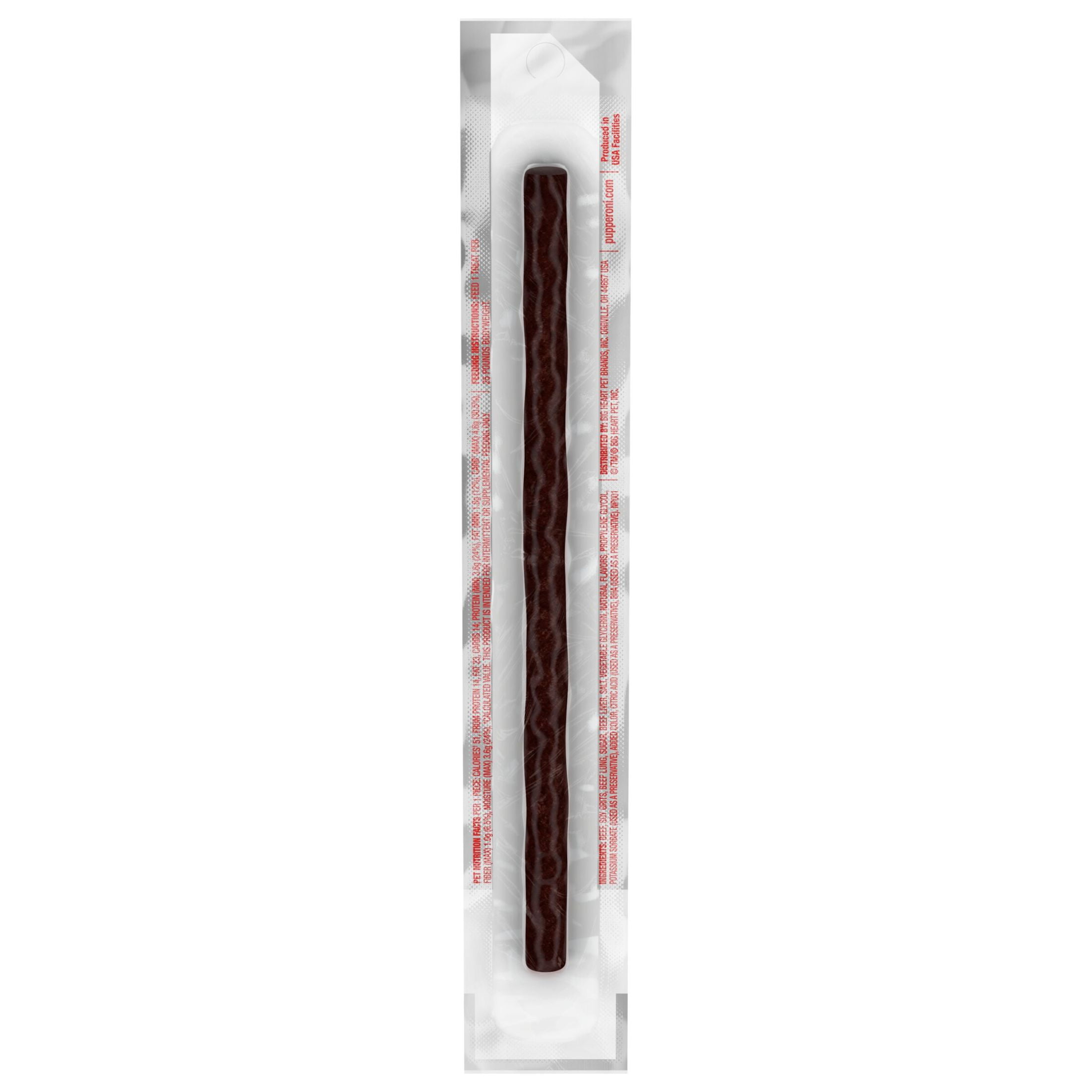 (48 pack) Pup Peroni Original Beef Recipe, Single Dog Treat, .5 oz Stick