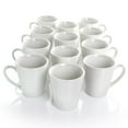thumbnail image 3 of Elama Holt 12 Piece 10 Ounce Porcelain Mug Set in White, 3 of 6