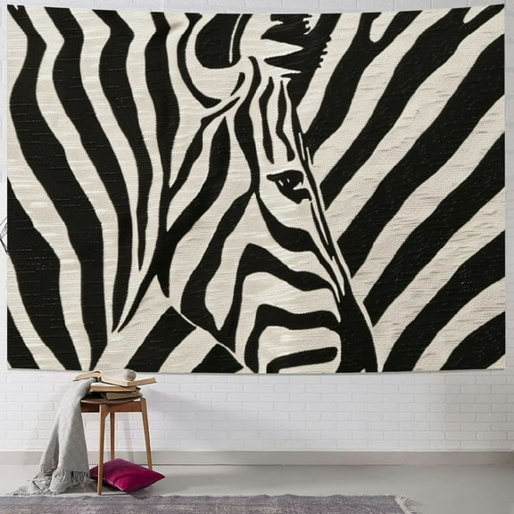 Autua Zebra Stripes Tapestry Wall Hanging Unique Style Graphic Tapestries Home Decor Art for Living Room Bedroom Apartment Farmhouse Dorm 40x30inch