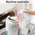 thumbnail image 5 of Pioneer Flower Floral Print Pattern Bathroom Rugs Mat, Non Slip Microfiber Bathroom Rug with Rubber Backing, Soft Mats for Bathroom Floor Tub Shower, 24"x60", 5 of 5