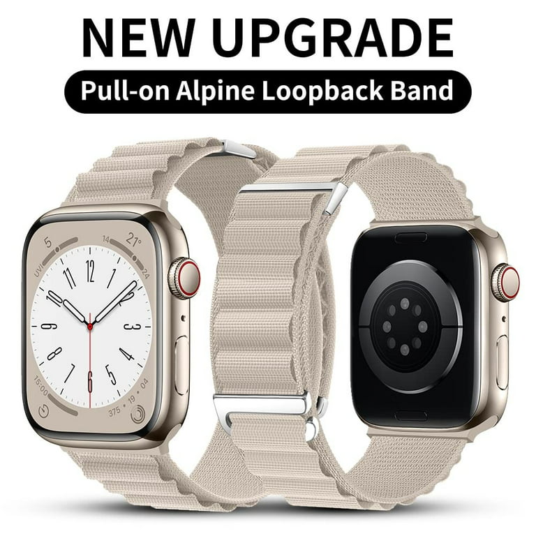  Alpine Loop for apple watch bands 41mm 40mm 38mm, iWatch Bands  alpine loop watch band Nylon Sport Strap men Women,G-Hook Wristband for Apple  Watch alpine loop Band Series 9 8 7