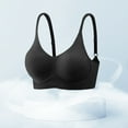 thumbnail image 3 of Tsesme Bras for Women Comfortable Wireless Full Cup Back Closure Jelly Smoothing Bra Support and Lift Bra, 3 of 7