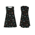 thumbnail image 7 of Fuzoiu Hawaiian Style Print Women's Sleeveless Dress,Summer Dresses for Women,Casual Sundresses,Beach Sleeveless T-shirt Swing Dress with Pockets, 7 of 7