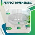 thumbnail image 6 of Green Direct 18 oz. Disposable Salad Bowls With Lids For Meal Prep, Lunch, Serving, to-go Pack of 25, 6 of 7