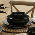 thumbnail image 6 of Stone + Lain Brasa Stoneware Collection Dinnerware Set, 32-Piece Service for 8, Black, 6 of 6