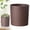 Coffee, variant on Decorative Small Garden Plant Pots, 4.5 inch Cylinder Flower Pots for Outdoor Indoor Plants, Decorative Plastic Planters with Drainage Holes for Garden House Plants Home Decor(Red,1PCS)