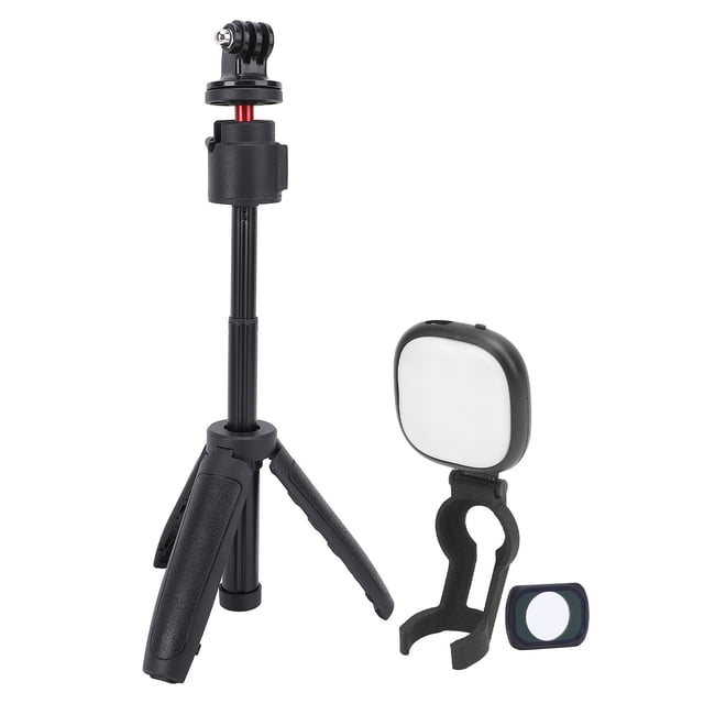 LED Video Light, Compact Portable Camera Selfie Light with Bracket for 3