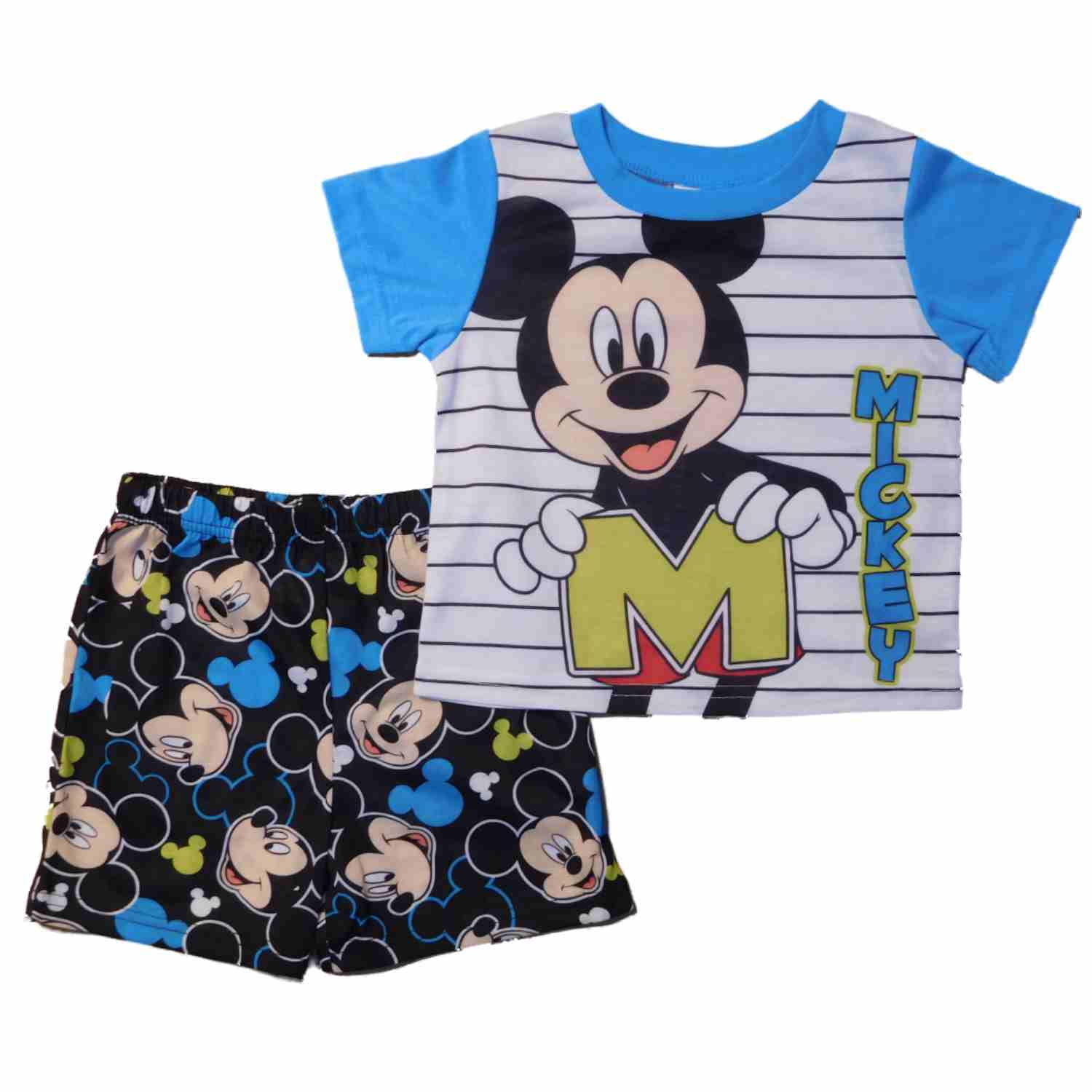 Mickey Mouse Disney Toddler Boys 2 Piece Sleepwear Pajama Set