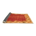 thumbnail image 2 of Ahgly Company Indoor Rectangle Abstract Orange Modern Area Rugs, 2' x 3', 2 of 4