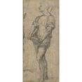 thumbnail image 3 of Andrea del Sarto 8x14 Black Modern Framed Museum Art Print Titled - Standing Youth Holding a Book (Between 1514 and 1515), 3 of 5