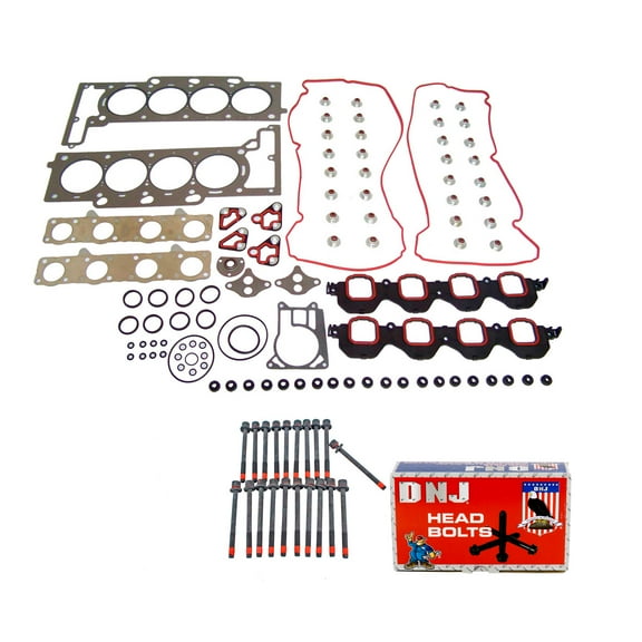 DNJ HGB3154 Cylinder Head Gasket Set Fits Cars & Trucks 95-99 Cadillac 4.6L DOHC 32V
