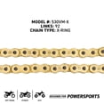 thumbnail image 3 of Niche Gold 530 X-Ring Chain 92 Links With Master Link Motorcycle 519-CDC2510H, 3 of 5