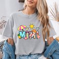 thumbnail image 4 of Jollimate Mimi Shirt Women, Cute Summer Beach Graphic Tee, Floral Pineapple Alphabet T-Shirt, 4 of 6