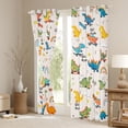 thumbnail image 3 of Castle Fairy Cartoon Dino Black Out Curtains for Child Preppy,Rainbow Dinosaur Curtains Pack Of 2 (42X63 Each),Kawaii Animal Bedroom Curtains,Luxury Bedroom Decor, 3 of 6