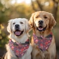 thumbnail image 2 of Dog Bandana 2 Pack,Dachshund Dog and Flower Floral Bandanas for Dogs,Cat Bandana,Small/ Large Dog Bandana 2 Size,Dog Bandanas, 2 of 6