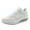 White, variant on Tennis Shoes Womens Slip on Sneakers for Women and Men with Arch Support Insole,White