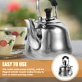 thumbnail image 2 of Stovetop Whistling Teakettle Stainless Steel Tea Pot With Handle Modern Tea Kettle, 2 of 6