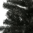 thumbnail image 6 of Vikakiooze Halloween Black Artificial Christmas Tree, Snow Flocked Christmas Tree Hinged Artificial Pines Tree, Branch Tips Easy to Instal, Mini Christmas Tree Christmas Decorations, 6 of 9
