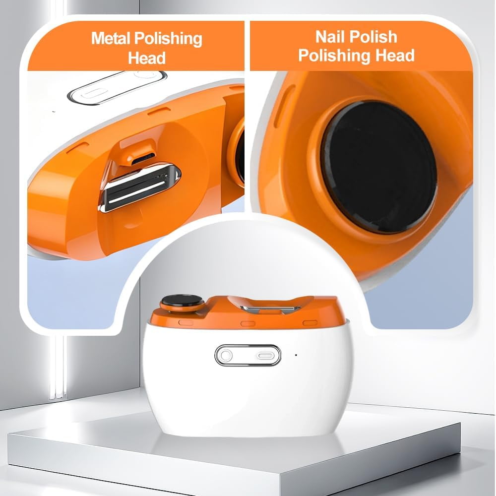 ABPETE Electric Nail Clipper,Nail Clippers File for Seniors,2 Speeds Automatic Fingernail Nail Trimmer,Electric Toe Nail Clippers USB Rechargeable for Adults,Baby,Kids (1PC)