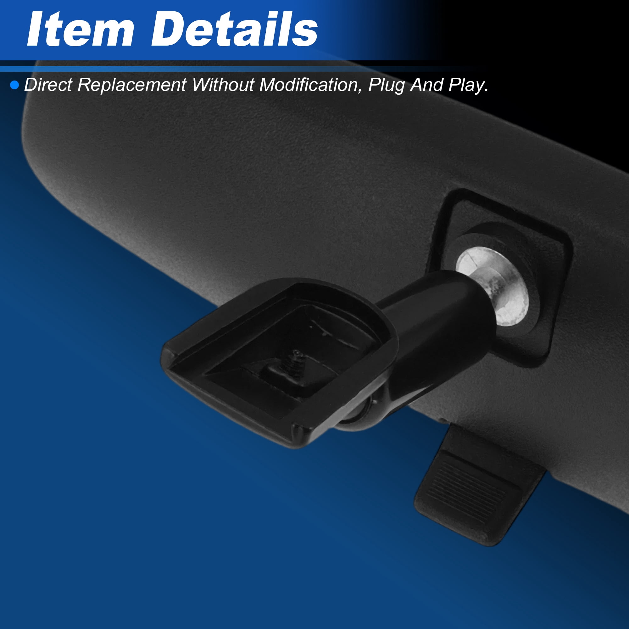Unique Bargains Rearview Mirror Inner Rearview Mirror for Jeep Wrangler JK 2007-2012