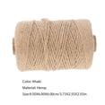 thumbnail image 2 of Oraceous 1 Roll Jute Twine Jute Rope Twine Rope Packing String Industrial Packing Materials for DIY Crafts Gift Wrapping Bundling Gardening Application 3mm, 2 of 10