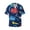 Colorful Excavator, variant on Cats Group Men's Loose Fit Cuban Collar Short-Sleeve Shirt with Button-down and Chest Pocket for Everyday Wear Outings - 3X-Large