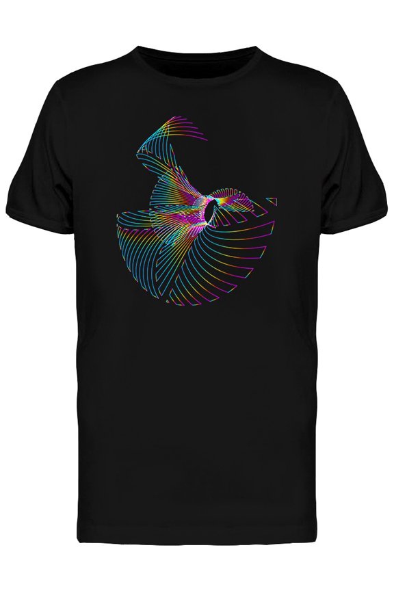 Icon Moving Colorful Lines Tee Men's -Image by Shutterstock