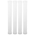 thumbnail image 1 of Miangastore 4pcs Mailing Tubes With Caps Plastic Shipping Storage Tubes For Small Parts Samples Multipurpose Documents Storing Packing, 1 of 9