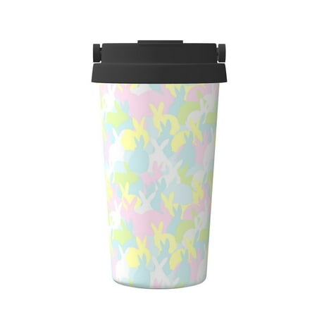 

Hirioo Color Rabbit for Coffee Travel Mug Insulated Coffee Mug with Lid