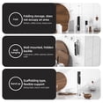 thumbnail image 3 of Electric Milk Frother Rechargeable Handheld Foam Maker for Coffee 3 Levels Adjustable Hangable Foldable Whisk Mixer for Nespresso Cream Egg White with Removable Stainless Double Head Steel Mixer and, 3 of 9