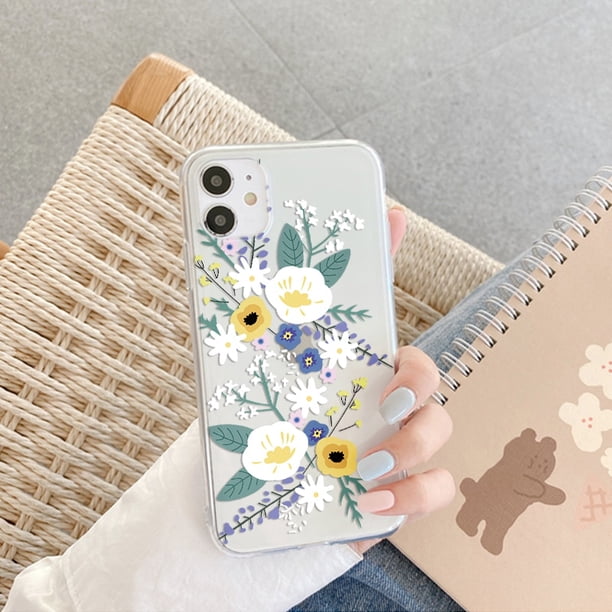 Flores transparente Funda para Samsung Galaxy A32 A31 A50 A51 A70 A53 A13 A71 A52 A54 A21S A12 S23 S20 FE S10 S21 S22 Plus Ultra caso Tan Jianjun unisex