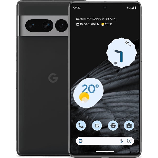 Restored Google Pixel 7 Pro 5G - 128GB – Obsidian – 50MP Triple Rear & 10.8MP Front Camera - Fully Unlocked Smartphone - Fair Condition