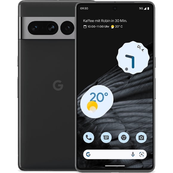 Restored Google Pixel 7 Pro 5G - 128GB – Obsidian – 50MP Triple Rear & 10.8MP Front Camera - Fully Unlocked Smartphone - Fair Condition