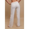 thumbnail image 3 of Women's Cottonique W12208 Latex Free Organic Cotton Drawstring Lounge Pant (Natural 7), 3 of 5