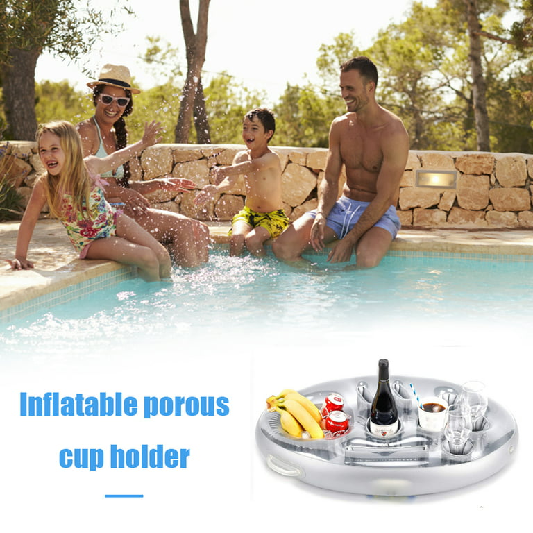 Premium Schwimmender Getränkehalter für Pools & Hot Tub Beach & Outdoor Cup  Holder