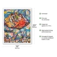 thumbnail image 2 of Fly to Baghdad Iraq - Magical Flying Carpet - Vintage Travel Poster c.1950s - Fine Art Matte Paper Print (Unframed) 16x20in, 2 of 4