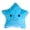 Blue, variant on LED Luminous Light Up Pillow Smile Star Throw Pillows Glow Plush Waist Cushion