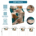 thumbnail image 7 of Table Runner Dresser Scarves 72 Inch Long, Mid Century Abstract Geometric Art Linen Dining Table Runners Botanical Leaves Stripes Arches Tabletop Scarf for Wedding Holiday Party Kitchen, 7 of 7