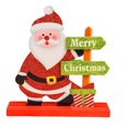 thumbnail image 1 of Advancent Adornos de de Navidad Carta Artesanía Santa Elk Regalo de juguete Adorno Colgante de Navidad Bar Fiesta Accesorios de sala Kits de decoración para fiestas Papá Noel, 1 of 6