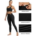 thumbnail image 4 of ZENFLEX 2 Pack Women's Fleece Lined Leggings with Pockets,Winter Warm Lined Workout Yoga Pants High Waisted Thermal Tights, 4 of 6