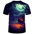 thumbnail image 2 of WHNBCW Funny Pirate T-Shirt Pirate Ship Graphic Tee Shirt, 2 of 7